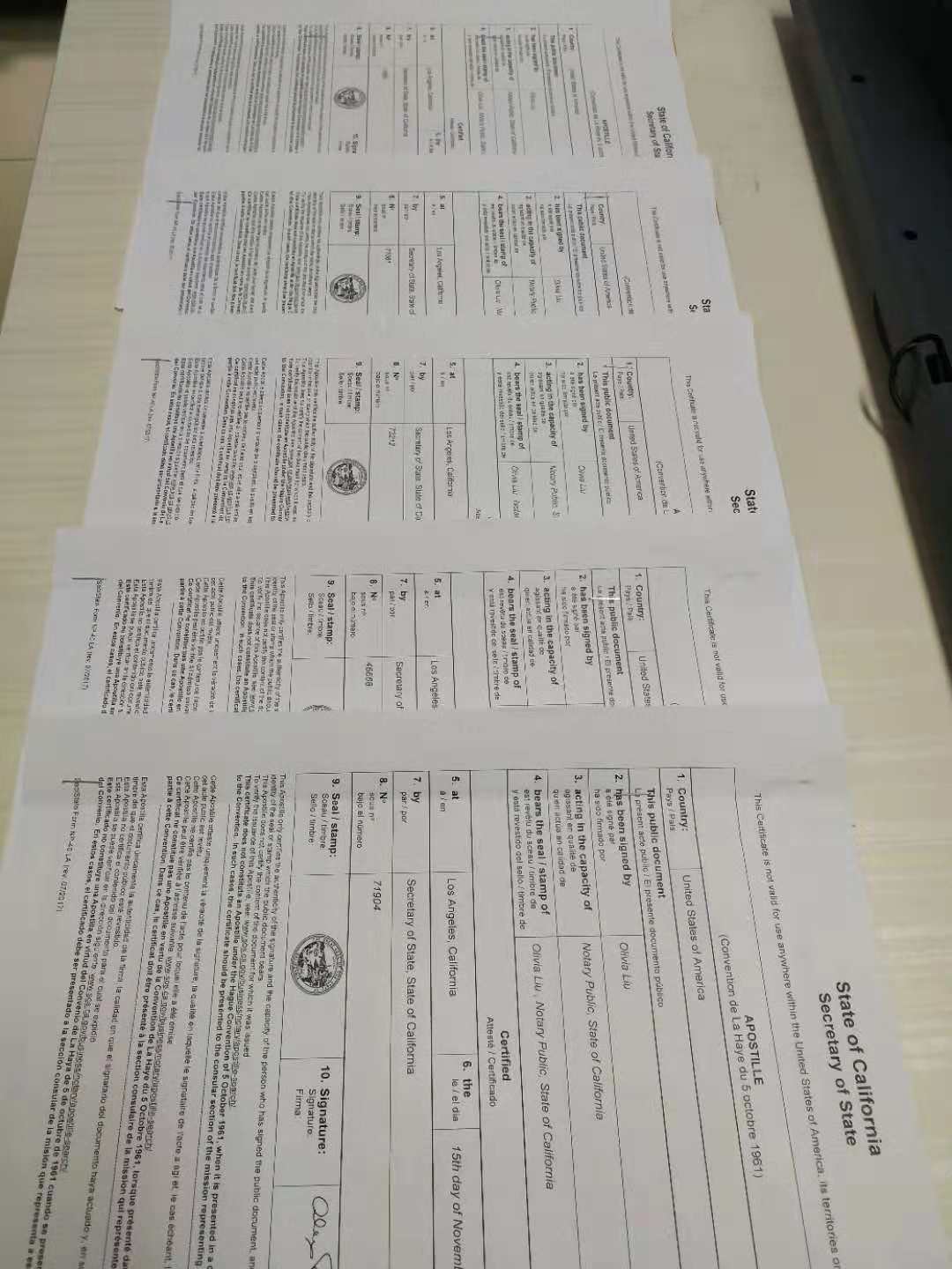 代办美国学历证和成绩单公证海牙认证Apostille